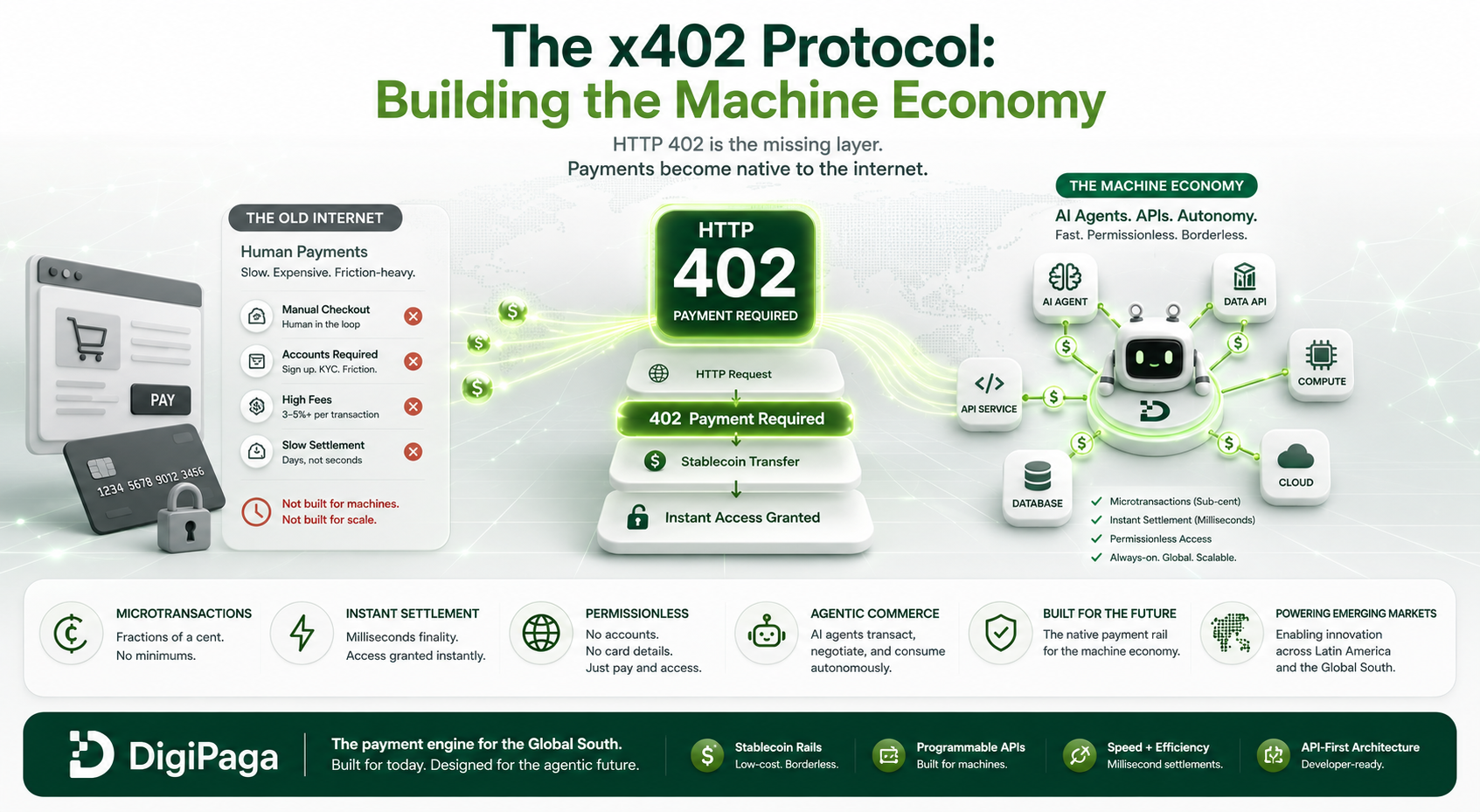The x402 Protocol: How HTTP 402 is Building the Machine Economy